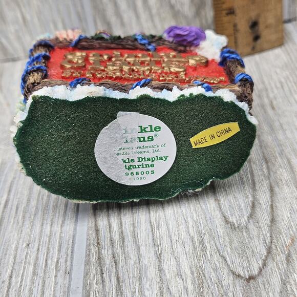 Vintage 1996 Crinkle Claus Possible Dreams Santa Figurine 965003 Christmas Boxed - Picture 4 of 6